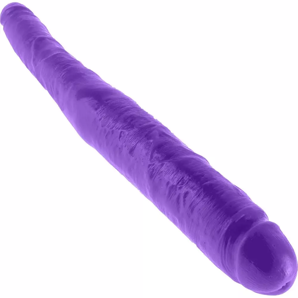 Dillio 16 inch Double Dildo In Purple